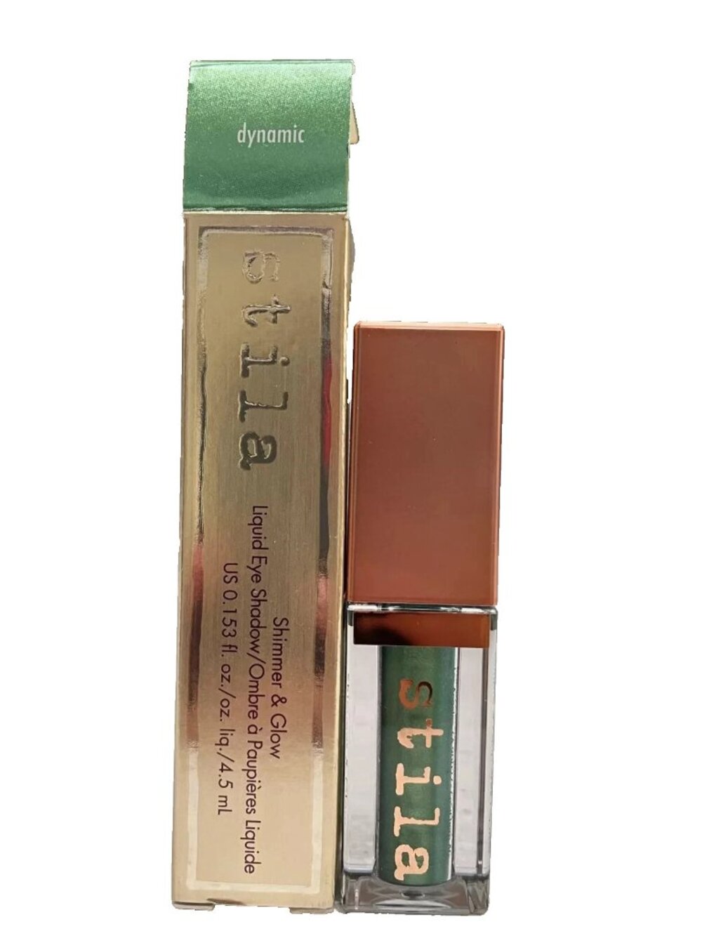 Stila Shimmer & Glow Liquid Eyeshadow DYNAMIC – Long-Lasting Metallic Eye Shadow